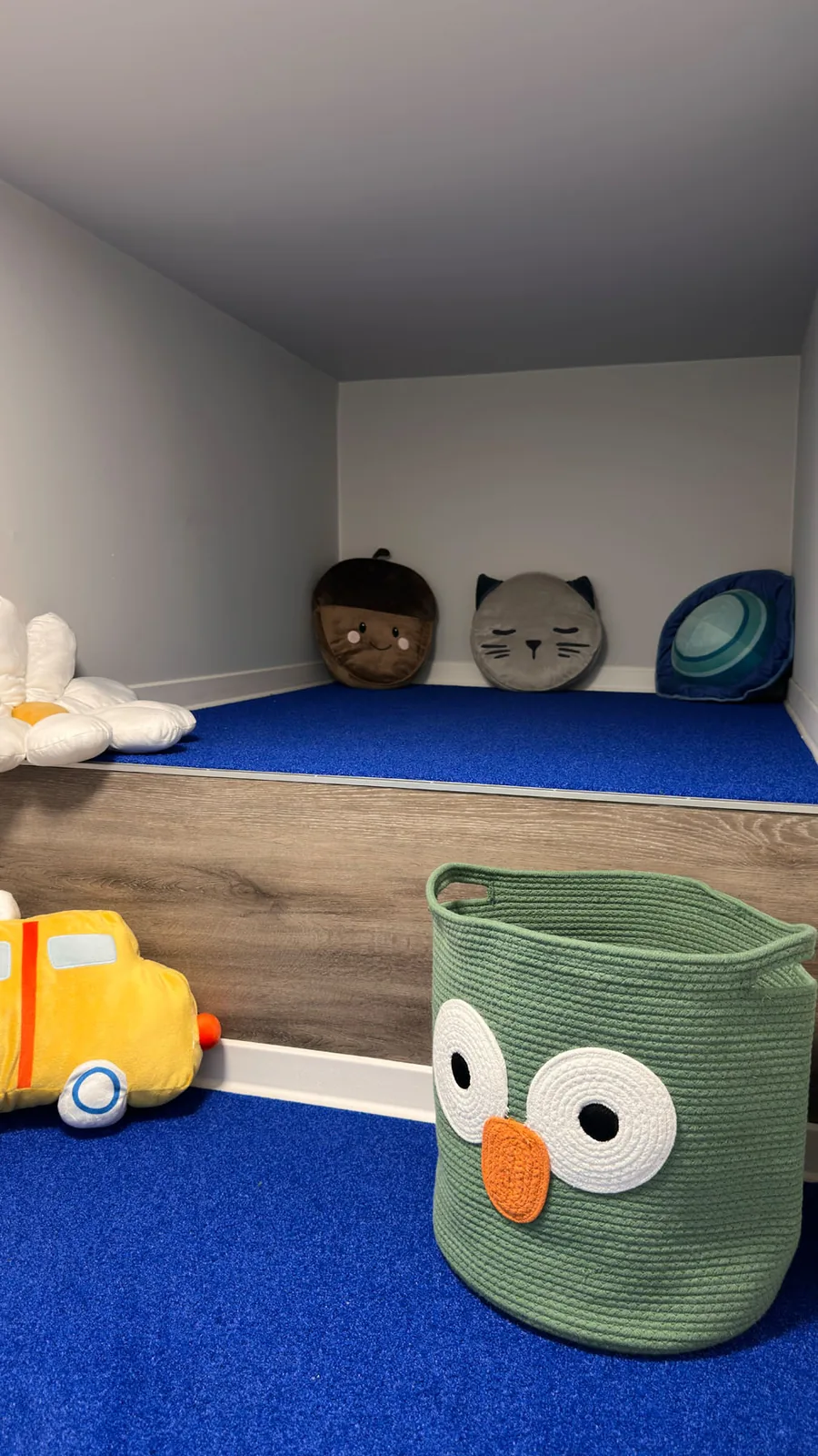 Kinderspielecke mit Spielzeug in der Ferienwohnung Schlossblick