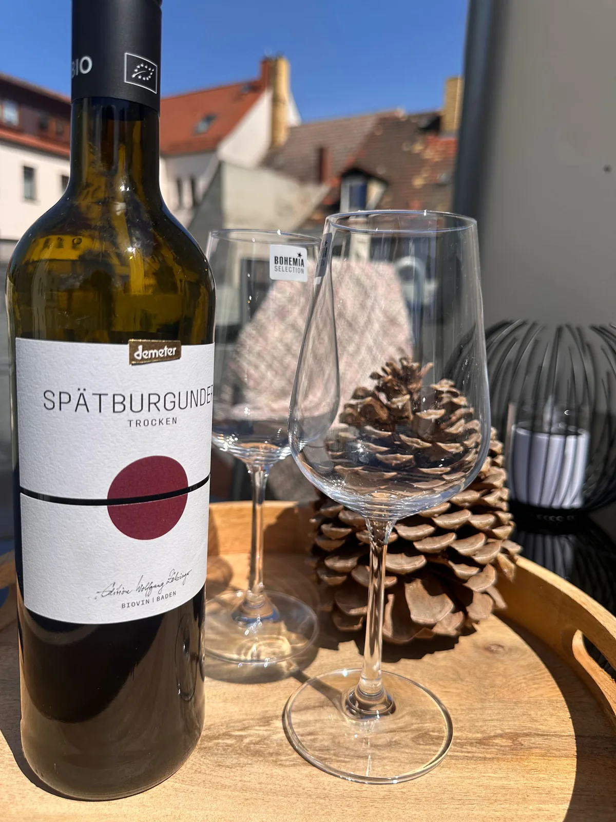 Willkommensdetail in der Ferienwohnung Schlossblick in Torgau